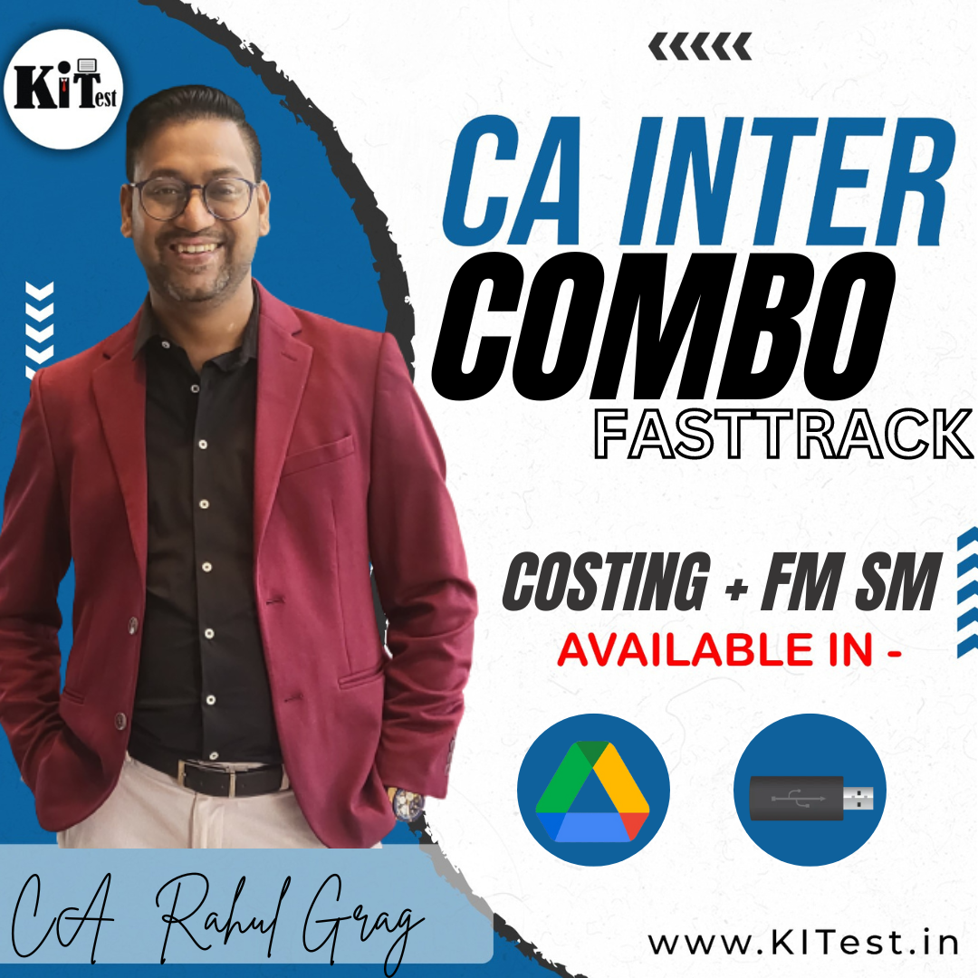 CA Inter Combo Costing and FMSM Fasttrack Batch CA Rahul Garg